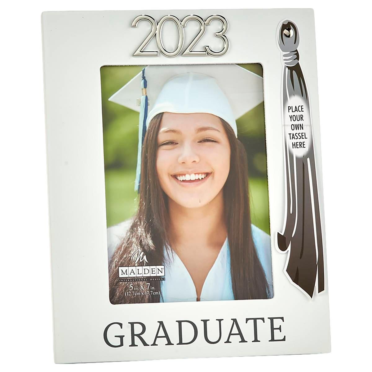 Malden 2023 Expressions Graduation White Photo Frame - 5x7