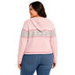 Juniors Plus Madden Girl Jacquard Double Zip Sweater Hoodie - image 3