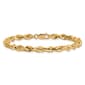 Gold Classics&#8482; 4.25mm. 14kt. Semi Solid Rope Chain Bracelet - image 2