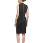 Womens Calvin Klein Sleeveless Crepe Tie Neck Sheath Dress - image 2