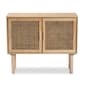 Baxton Studio Maclean Natural Brown Wood 2-Door Sideboard Buffet - image 3