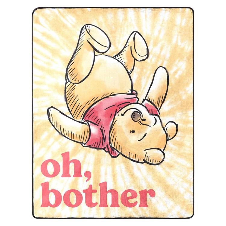 Winnie the Pooh on Bother Silk Touch Throw