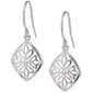Marquise Filigree Sterling Silver Drop Earrings - image 1