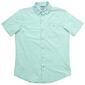Mens IZOD&#40;R&#41; Chambray Short Sleeve Button Down Shirt - image 1