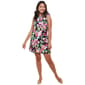 Petite MSK Sleeveless Floral Half Zip Neck Shift Dress - image 2