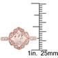 Gemstone Classics&#8482; 10kt. Rose Gold Morganite Vintage Ring - image 4