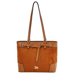 Matthew & Julian Belted Suede Tote