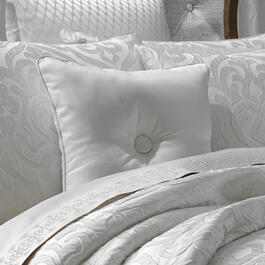 J. Queen New York Astoria Square White Decorative Pillow - 16x16