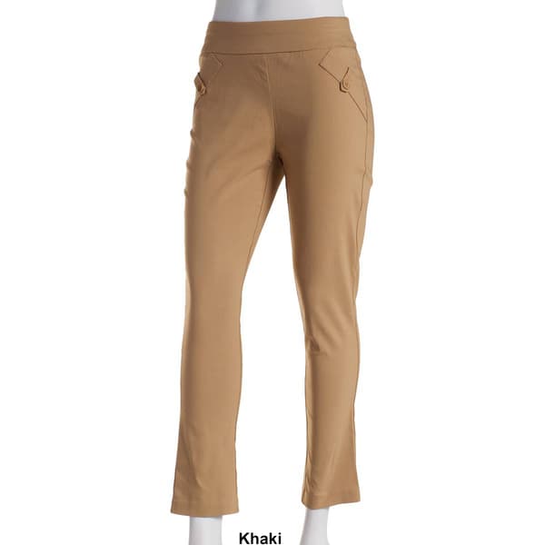 Juniors Joe B. Solid Millennium Ankle Pants with Tab Pockets