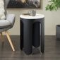 9th & Pike® Modern Black Metal Accent Table - image 2