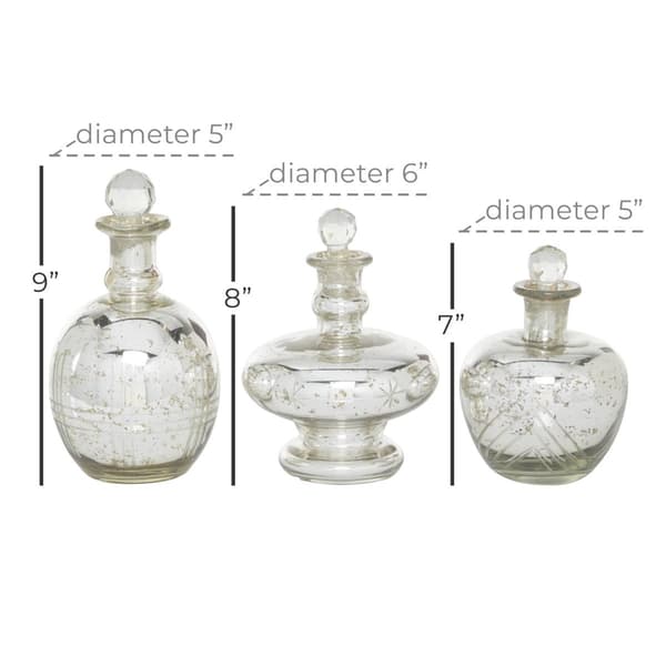 9th & Pike&#174; Decorative Glass Jars - Set Of 3