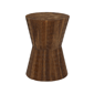 9th & Pike® Contemporary Brown Teak Wood End Table - image 1