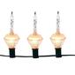 Kurt Adler 7-Light Silver Glitter Diamond Bubble Light Set - image 1