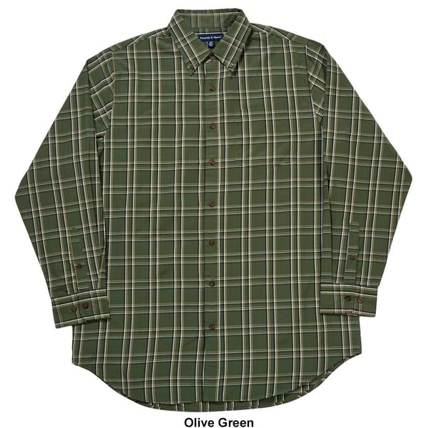 Mens Big & Tall Preswick & Moore Button Down Woven Shirt