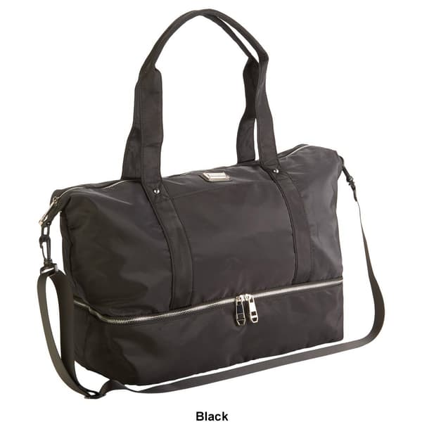 Madden Girl Nylon Weekender with Bottom Zip