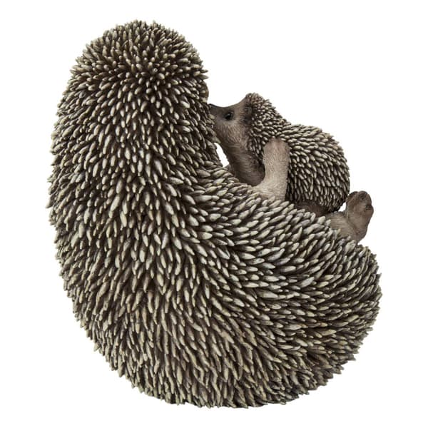 Hi-Line Gift Mother &amp; Baby Hedgehogs Garden Statue