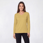 Womens Hasting & Smith Long Sleeve Solid V Neck Tee - image 4