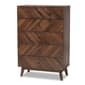 Baxton Studio Hartman Mid-Century Wood 5-Drawer Storage Chest - image 1