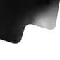 Floortex® Advantagemat® Black Vinyl Lipped Hard Floor Chair Mat - image 5