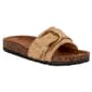 Womens Elizabeth & Nicole Single Band Buckle Slides - image 2