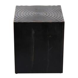 9th & Pike&#174; Black Rustic Wood Accent Table