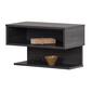South Shore Sazena Grey Oak Floating Nightstand - image 2