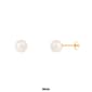 Splendid Pearls 14kt. Gold 6mm Round Pearl Stud Earrings - image 7