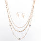 Ashley Cooper(tm) Beaded Layered Necklace & Earring Set - image 1