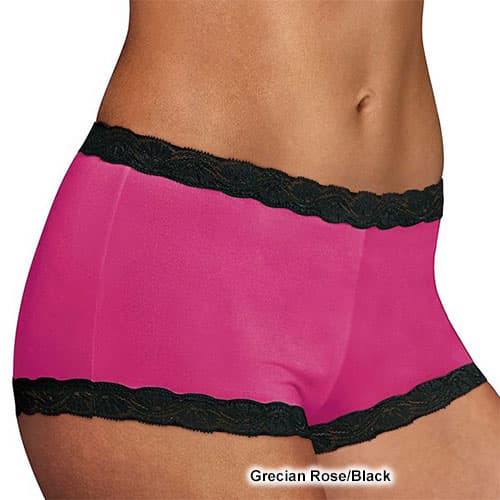 Womens Maidenform&#174; Lace Trim Boyshorts Panties 40760