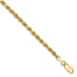 Gold Classics&#8482; 3mm. 14k Diamond Cut Rope Chain Necklace - image 2