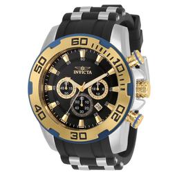 Mens Invicta Pro Diver Black Dial Quartz Watch - 30765
