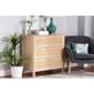 Baxton Studio Sebille Light Brown Wood 3-Drawer Storage Chest - image 6