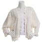 Plus Size Perceptions Lace Scallop Trim Open Bolero - image 1