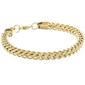 Mens Lynx Stainless Steel Foxtail Chain Bracelet - image 1