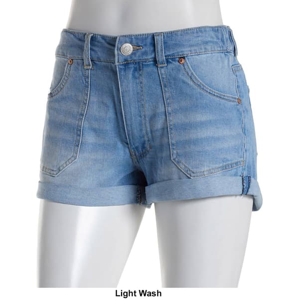 Juniors Almost Famous™ Haylee Utility Denim Shorts