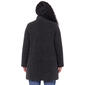 Womens Weatherproof® Charcoal Houndstooth Cozy Topper Coat - image 3