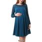 Womens Glow &amp; Grow® Lace Belted Maternity Dress - image 4