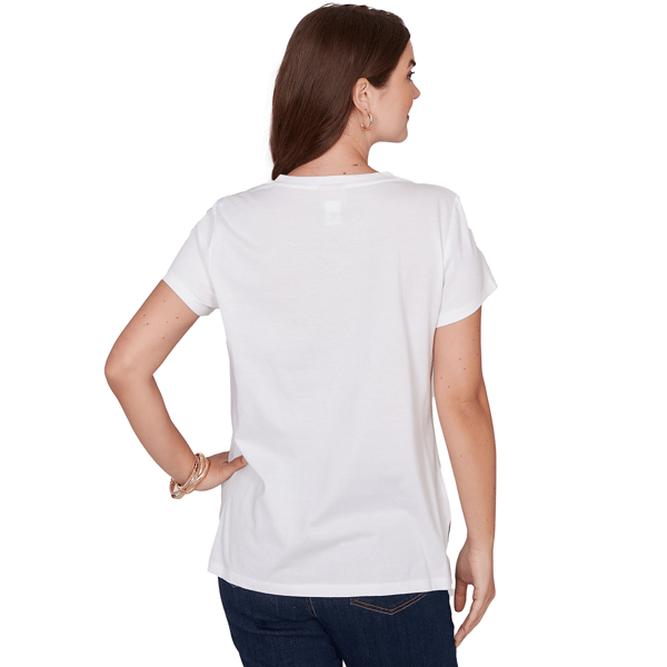 Petite Ruby Rd. Set Sail Short Sleeve Postcard Graphic Tee