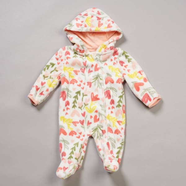 Baby Girl &#40;3-9M&#41; Little Beginnings&#40;R&#41; Bouquet of Hearts Plush Pram - image 