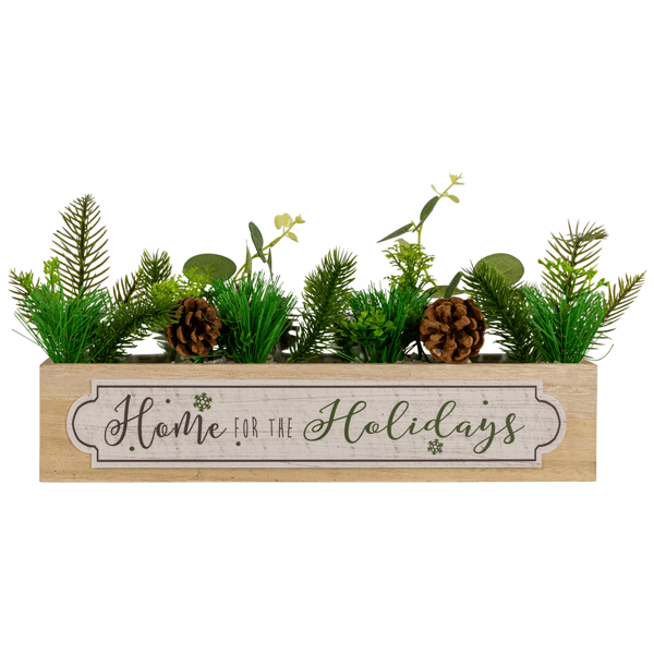 Northlight Boxed "Home For The Holidays" Christmas Candle Holders