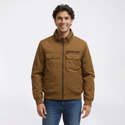 Mens Levi''s® 2 Pocket Twill Stand Collar Jacket