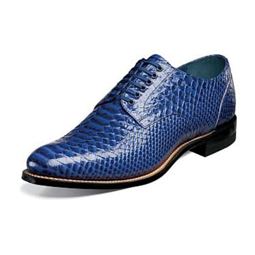 Mens Stacy Adams Madison Plain Toe Oxfords - Blue - image 