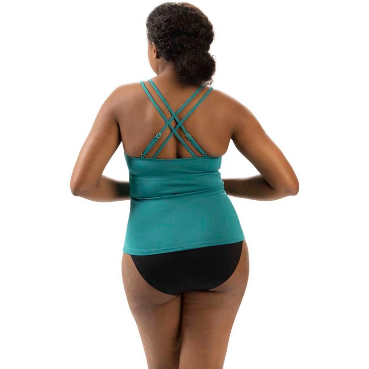 Womens Dolfin® Aquashape Deep Scoop Neck Tankini Top