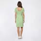 Womens Connected Apparel Short Sleeve Eyelet Pocket A-Line Dress - image 2