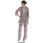 Womens R&M Richards Flyaway Sequin Jacket & Pants Set - image 2