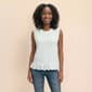 Womens Nanette Lepore Sleeveless Eyelet Trim Sweater Vest - image 1