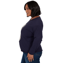 Plus Size Skye’s the Limit Urban Heirloom Dog Motif Sweater