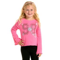 Girls (4-6x) Freestyle Revolution 98 Gameday Lettuce Edge Top