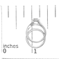 Haus of Brilliance 1/7ctw. Diamond Halo Bypass Wedding Band Set - image 7