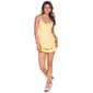 Juniors Derek Heart Airflow Drop V-Waist Double Tier Romper - image 1